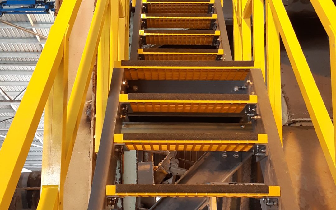 FRP Platforms Decking and Stairs