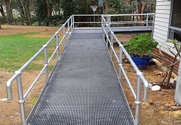 WHEELCHAIR ACCESS RAMP - FRP Fibre Reinforced Plastic products
