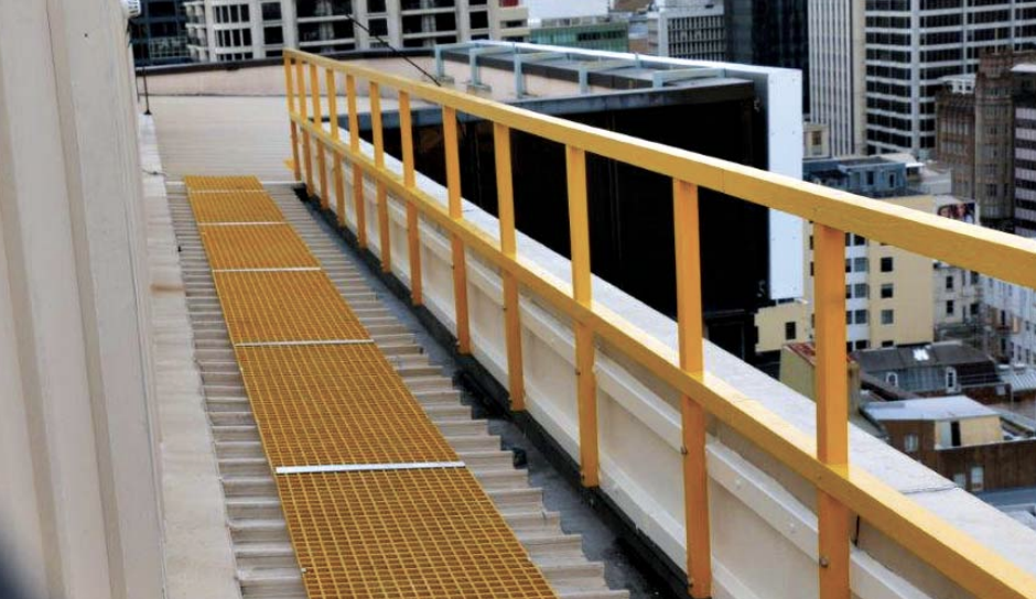 FRP Roof Walkways: When Safety is Paramount